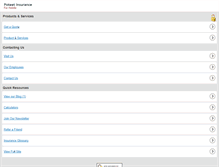 Tablet Screenshot of poteetinsurance.com